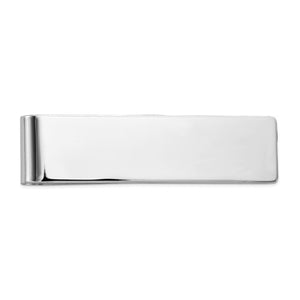 14k Solid White Gold Money Clip Personalized Engraved Monogram