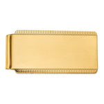 Load image into Gallery viewer, 14k Solid Yellow Gold Satin Finish Money Clip Personalized Engraved Monogram
