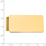 Lataa kuva Galleria-katseluun, 14k Solid Yellow Gold Money Clip Personalized Engraved Monogram
