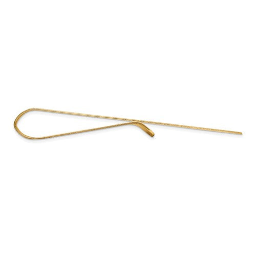14k yellow gold engravable tie bar clip personalized engraved monogram