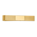 Загрузить изображение в средство просмотра галереи, 14k Yellow Gold Engravable Tie Bar Clip Personalized Engraved Monogram
