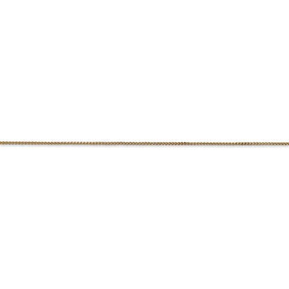 14k yellow gold 0.8mm spiga wheat bracelet anklet choker necklace pendant chain