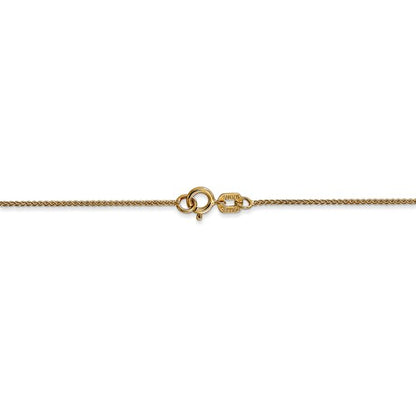 14k yellow gold 0.8mm spiga wheat bracelet anklet choker necklace pendant chain
