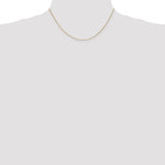 Carica l&#39;immagine nel visualizzatore di Gallery, 14k Yellow Gold 0.8mm Spiga Wheat Bracelet Anklet Choker Necklace Pendant Chain

