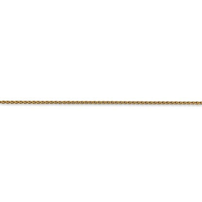 14k yellow gold 1.2mm parisian wheat bracelet anklet necklace choker pendant chain
