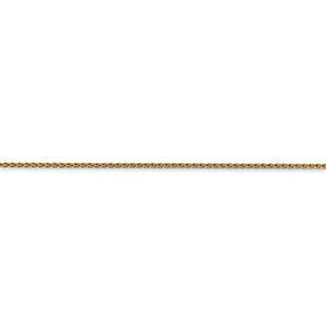 14k Yellow Gold 1.2mm Parisian Wheat Bracelet Anklet Necklace Choker Pendant Chain