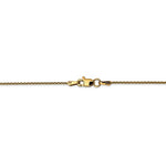 Lade das Bild in den Galerie-Viewer, 14k Yellow Gold 1.2mm Parisian Wheat Bracelet Anklet Necklace Choker Pendant Chain
