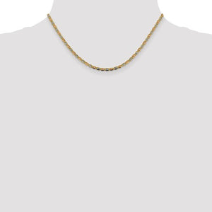 14K Yellow White Rose Gold Tri Color 2.75mm Pav√© Valentino Bracelet Anklet Choker Necklace Chain