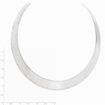 Lataa kuva Galleria-katseluun, Sterling Silver 8.5mm Neck Collar Choker Necklace Slip On
