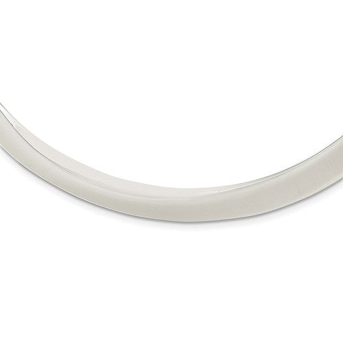 sterling silver 8.5mm neck collar choker necklace slip on