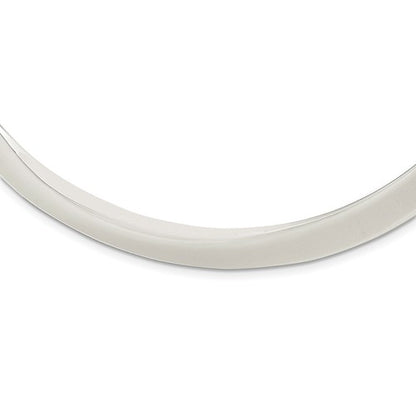 sterling silver 8.5mm neck collar choker necklace slip on