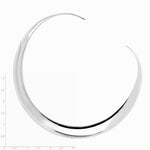 Load image into Gallery viewer, Sterling Silver 12mm Neck Collar Choker Necklace Slip On
