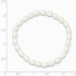 Load image into Gallery viewer, Freshwater Cultured Rice Pearl Stretch Bracelet
