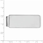 Load image into Gallery viewer, Engravable Solid Sterling Silver Money Clip Personalized Engraved Monogram JJ071 - BringJoyCollection
