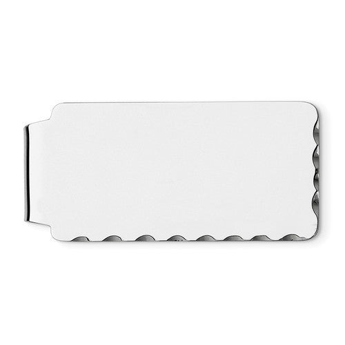 engravable solid sterling silver money clip personalized engraved monogram jj81