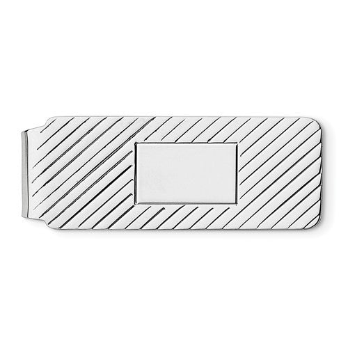 engravable solid sterling silver money clip personalized engraved monogram jj79
