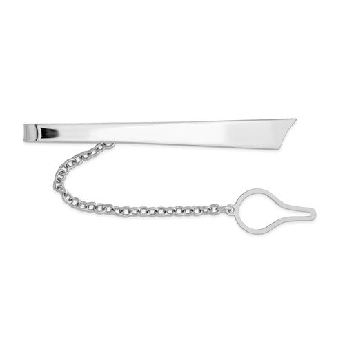 sterling silver engravable tie bar clip personalized engraved monogram