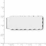 Load image into Gallery viewer, Engravable Solid Sterling Silver Money Clip Personalized Engraved Monogram JJ75 - BringJoyCollection
