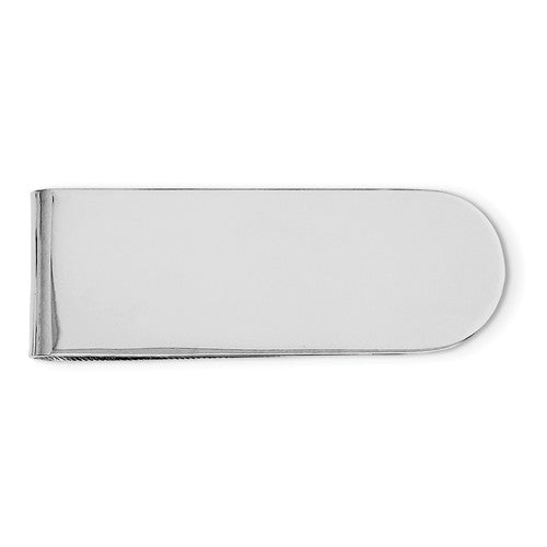 engravable solid sterling silver money clip personalized engraved monogram jj618