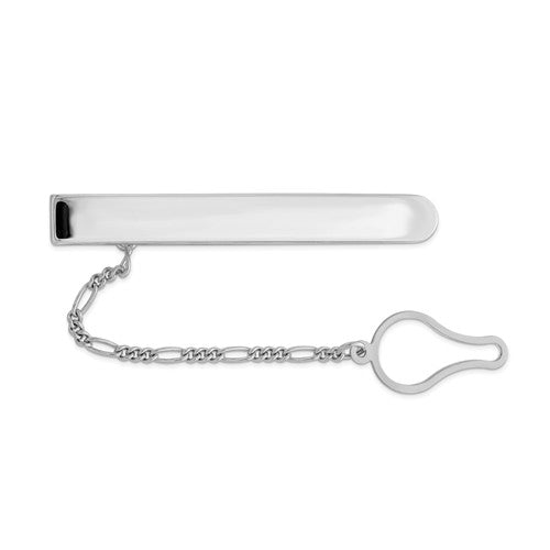 sterling silver engravable tie bar clip personalized engraved monogram