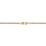 Load image into Gallery viewer, 14k Yellow Gold 1.85mm Diamond Cut Quadruple Rope Bracelet Anklet Necklace Chain
