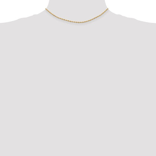 14k yellow gold 1.85mm diamond cut quadruple rope bracelet anklet necklace chain