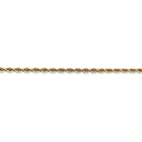14k yellow gold 2.75mm diamond cut quadruple rope bracelet anklet necklace chain