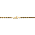 Load image into Gallery viewer, 14k Yellow Gold 2.75mm Diamond Cut Quadruple Rope Bracelet Anklet Necklace Chain
