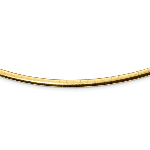 sterling silver gold plated reversible 4mm domed omega cubetto necklace chain lobster clasp