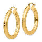 Load image into Gallery viewer, 14k Yellow Gold Classic Round Hoop Earrings 29mm x 4mm
