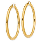Load image into Gallery viewer, 14k Yellow Gold Classic Round Large Hoop Earrings 55mm x 4mm
