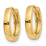 Load image into Gallery viewer, 14k Yellow Gold Classic Huggie Hinged Hoop Earrings 11mm x 2mm
