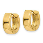 Load image into Gallery viewer, 14k Yellow Gold Classic Huggie Hinged Hoop Earrings 13mm x 13mm x 4mm
