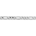 Load image into Gallery viewer, 14K White Gold 6mm Figaro Bracelet Anklet Choker Necklace Pendant Chain

