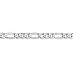 Load image into Gallery viewer, 14K White Gold 7mm Figaro Bracelet Anklet Choker Necklace Pendant Chain
