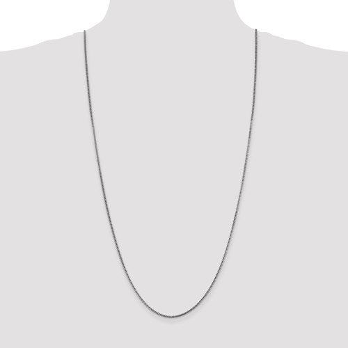 14k white gold 1.4mm franco bracelet anklet necklace pendant chain