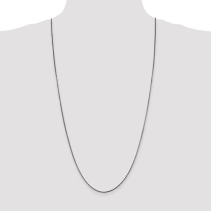 14k white gold 1.4mm franco bracelet anklet necklace pendant chain