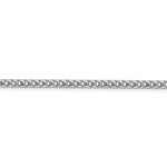 Carregar imagem no visualizador da galeria, 14K White Gold 3mm Franco Bracelet Anklet Choker Necklace Pendant Chain
