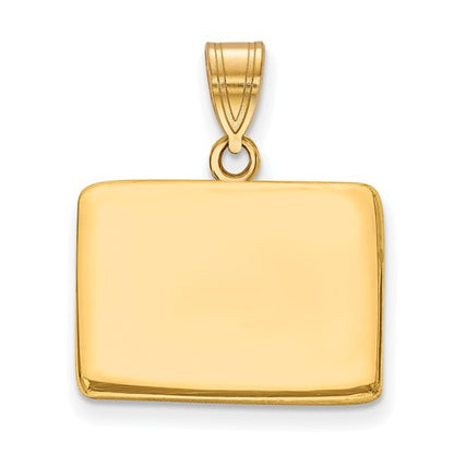 14k gold or sterling silver colorado co state pendant charm personalized monogram