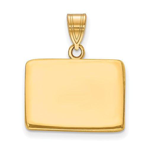 14k gold or sterling silver colorado co state pendant charm personalized monogram