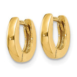 Load image into Gallery viewer, 14k Yellow Gold Classic Huggie Hinged Hoop Earrings Small 9mm x 1mm
